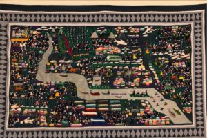 Photo of a Hmong cultural quilt