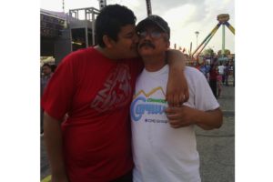 Photo of Hector Portillo and his son